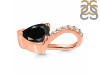 Black Tourmaline & White Topaz Pendant BLS-RDP-819.