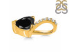 Black Tourmaline & White Topaz Pendant BLS-RDP-819.