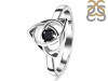 Black Tourmaline Triquetra Ring BLS-RDR-2142.