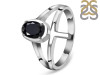 Black Tourmaline Holy Cross Ring BLS-RDR-2148.