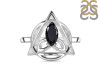 Black Tourmaline Triquetra Ring BLS-RDR-2166.