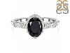 Black Tourmaline & White Topaz Ring BLS-RDR-2182.