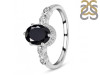 Black Tourmaline & White Topaz Ring BLS-RDR-2182.