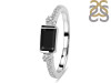 Black Tourmaline & White Topaz Ring BLS-RDR-2186.