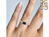 Black Tourmaline & White Topaz Ring BLS-RDR-2186.