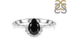 Black Tourmaline & White Topaz Ring BLS-RDR-2192.