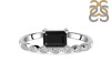 Black Tourmaline & White Topaz Ring BLS-RDR-2199.