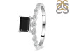 Black Tourmaline & White Topaz Ring BLS-RDR-2199.