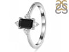 Black Tourmaline & White Topaz Ring BLS-RDR-2210.