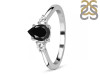 Black Tourmaline & White Topaz Ring BLS-RDR-2213.
