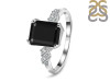 Black Tourmaline & White Topaz Ring BLS-RDR-2215.