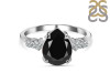 Black Tourmaline & White Topaz Ring BLS-RDR-2216.