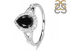 Black Tourmaline & White Topaz Ring BLS-RDR-2243.