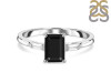 Black Tourmaline & White Topaz Ring BLS-RDR-2251.