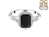 Black Tourmaline & White Topaz Ring BLS-RDR-2252.