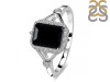 Black Tourmaline & White Topaz Ring BLS-RDR-2252.