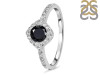 Black Tourmaline & White Topaz Ring BLS-RDR-2260.