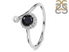Black Tourmaline & White Topaz Ring BLS-RDR-2261.