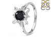 Black Tourmaline & White Topaz Ring BLS-RDR-2264.