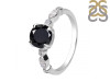 Black Tourmaline & White Topaz Ring BLS-RDR-2269.