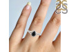 Black Tourmaline & White Topaz Ring BLS-RDR-2271.