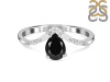Black Tourmaline & White Topaz Ring BLS-RDR-2283.