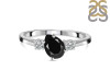 Black Tourmaline & White Topaz Ring BLS-RDR-2285.