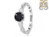 Black Tourmaline & White Topaz Ring BLS-RDR-2288.