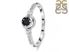 Black Tourmaline & White Topaz Ring BLS-RDR-2292.