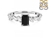 Black Tourmaline & White Topaz Ring BLS-RDR-2306.