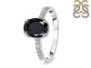 Black Tourmaline & White Topaz Ring BLS-RDR-2382.