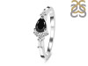 Black Tourmaline & White Topaz Ring BLS-RDR-2389.