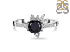 Black Tourmaline & White Topaz Ring BLS-RDR-2406.