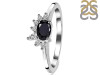 Black Tourmaline & White Topaz Ring BLS-RDR-2418.