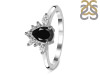Black Tourmaline & White Topaz Ring BLS-RDR-2431.
