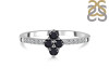Black Tourmaline & White Topaz Ring BLS-RDR-2534.