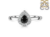 Black Tourmaline & White Topaz Ring BLS-RDR-2535.