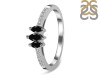 Black Tourmaline & White Topaz Ring BLS-RDR-2540.
