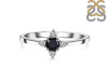 Black Tourmaline & White Topaz Ring BLS-RDR-2541.