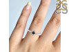 Black Tourmaline & White Topaz Ring BLS-RDR-2541.