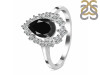 Black Tourmaline & White Topaz Ring BLS-RDR-2770.