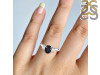 Black Tourmaline & White Topaz Ring BLS-RDR-2861.
