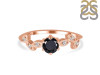 Black Tourmaline & White Topaz Ring BLS-RDR-2981.