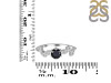 Black Tourmaline & White Topaz Ring BLS-RDR-2981.