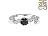 Black Tourmaline & White Topaz Ring BLS-RDR-2981.