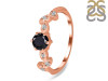 Black Tourmaline & White Topaz Ring BLS-RDR-2981.