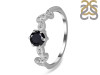 Black Tourmaline & White Topaz Ring BLS-RDR-2981.