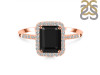  Black Tourmaline & White Topaz Ring BLS-RDR-3071.