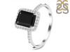  Black Tourmaline & White Topaz Ring BLS-RDR-3071.