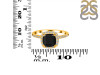 Black Tourmaline & White Topaz Ring BLS-RDR-3119.